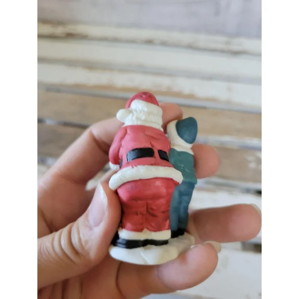 Santa's presents bag basket village‎ figurine acces